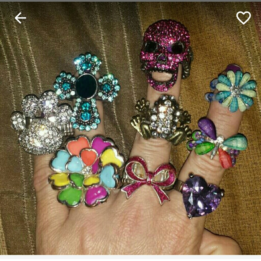 *Sold Elsewhere* (9) Fashion Ring Bundle