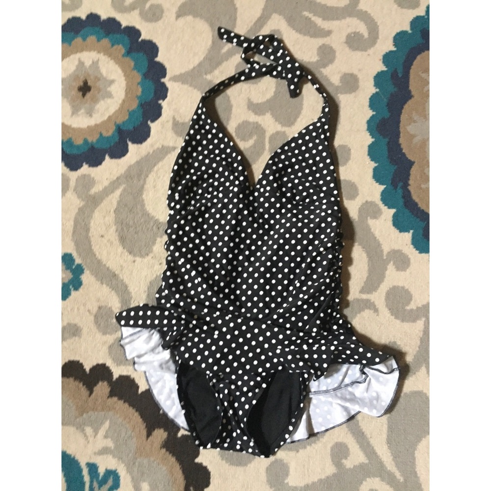 Mossimo Supply Co. Polka dot One piece Swim suit