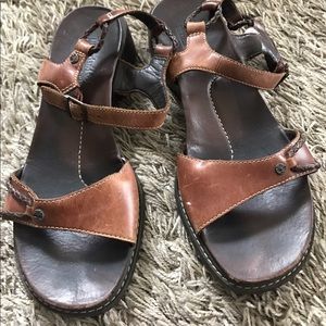 Leather sandals