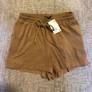 Suede Shorts