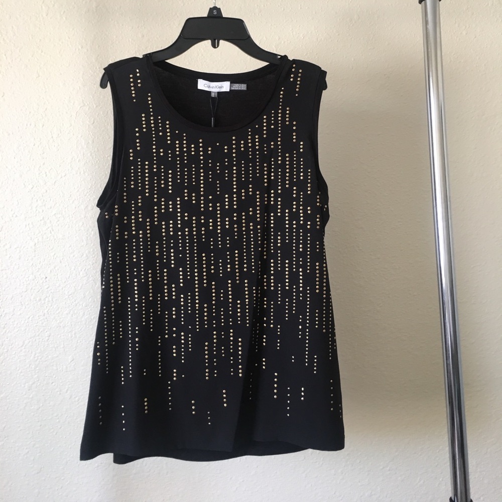 CK sleeveless top