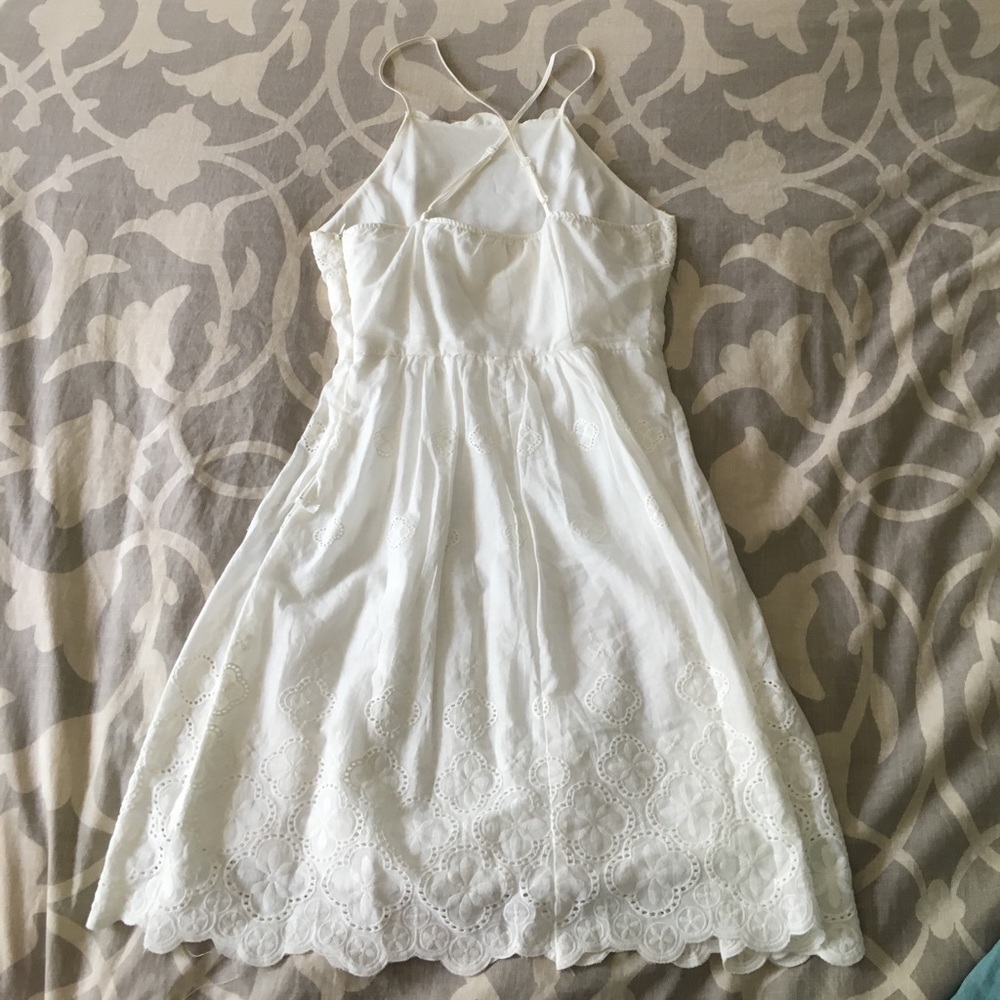 HIGH NECK LACE DRESS