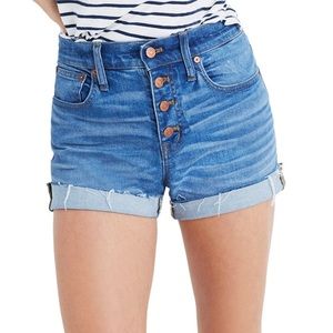 Madewell High Rise Denim Shorts