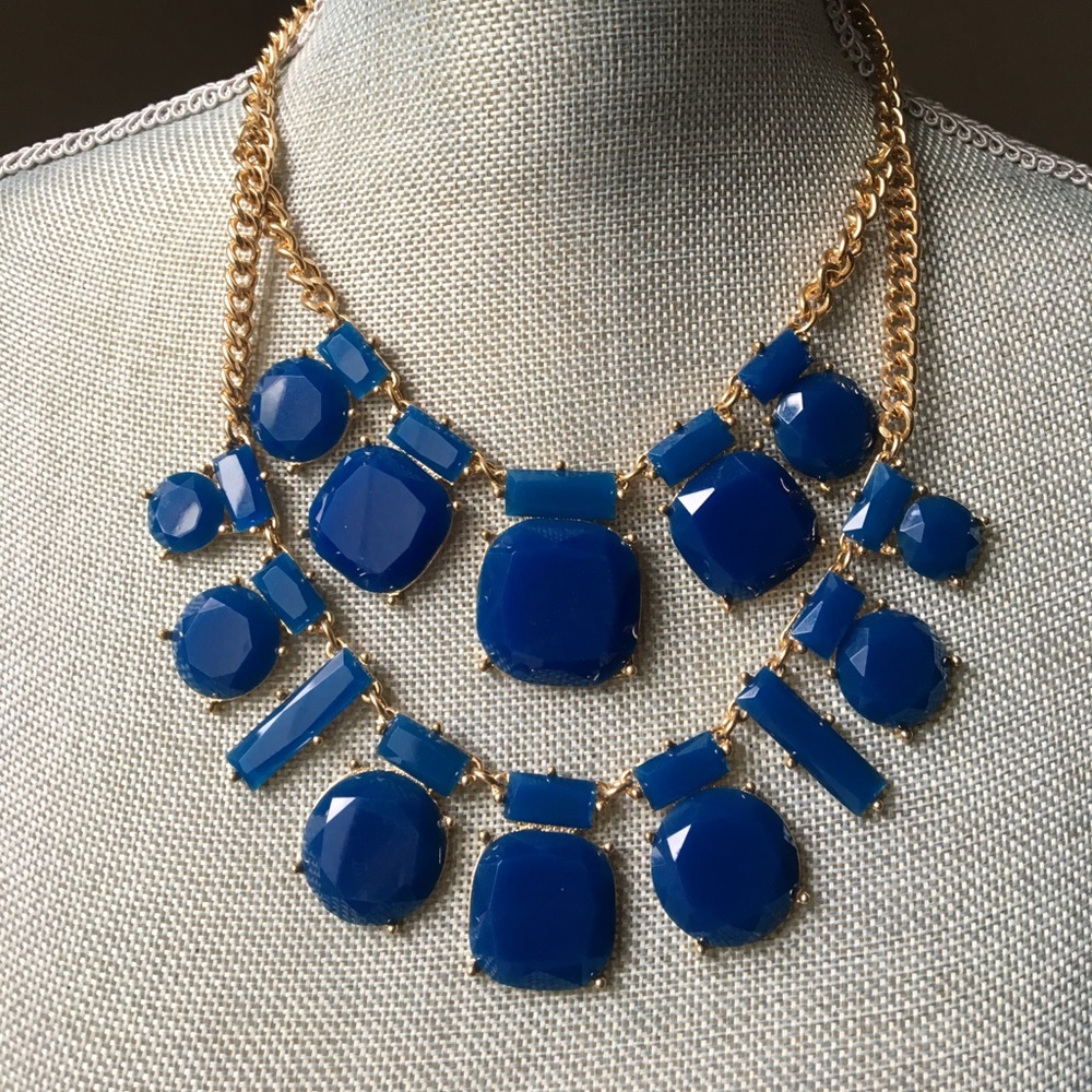 Blue Statement Necklace