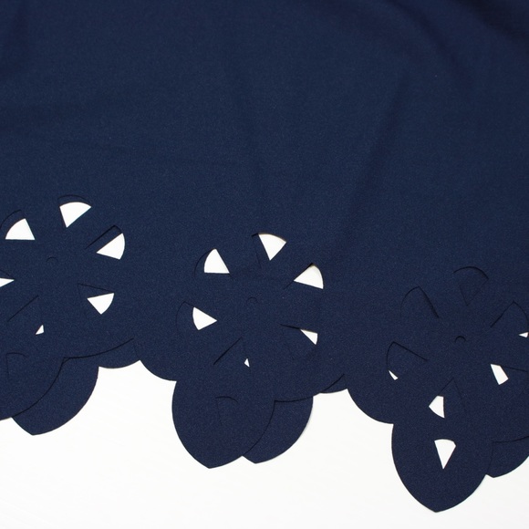 ❗️FINAL PRICE❗Navy Blue Off Shoulder Cut Out Dress - Picture 8 of 8