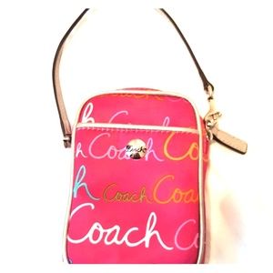 COACH PINK WRISTLET 5 by 3.5"