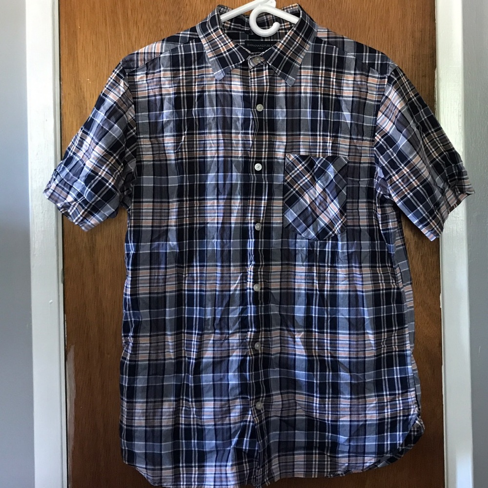 BR 🐘 Plaid Button Down Shirt