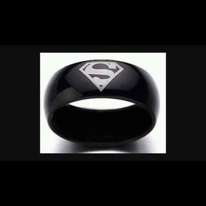 Men's size 12 tungsten ring superman