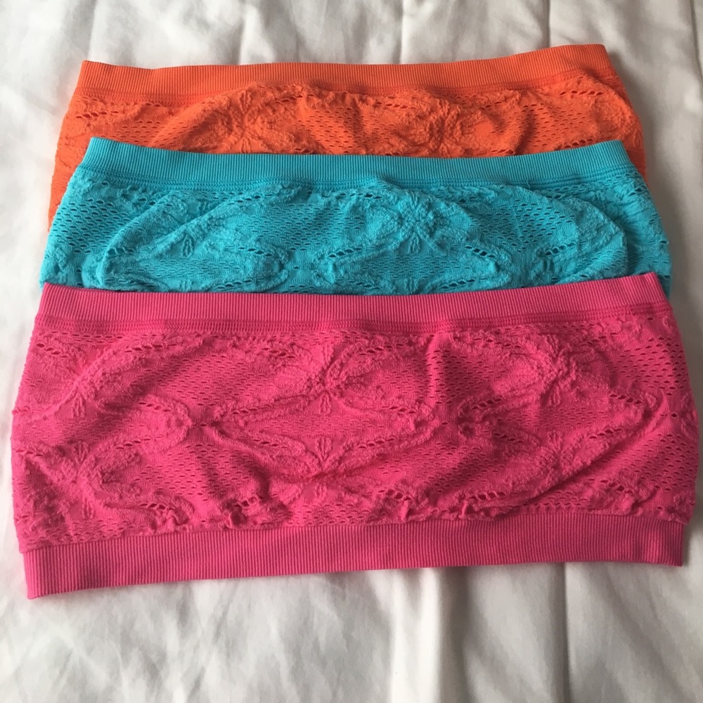 Bandeau Bra Set of 3
