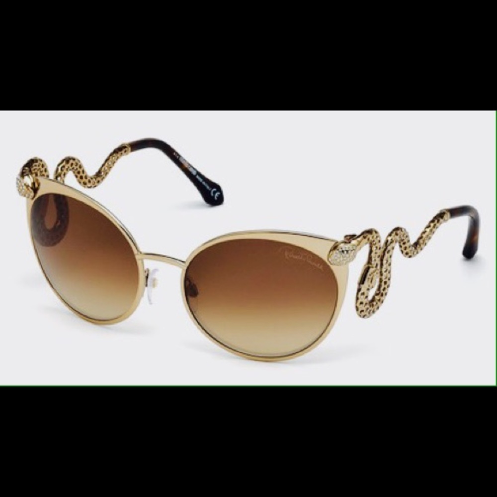 NWT $485- Roberto Cavalli 'Menkalinan' Snake Retro