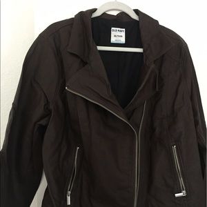 Vegan Leather Jacket Plus Size 2x Chocolate Brown