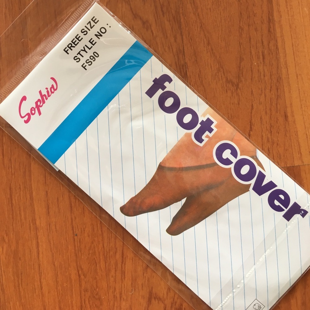 Tan Foot Covers View 2