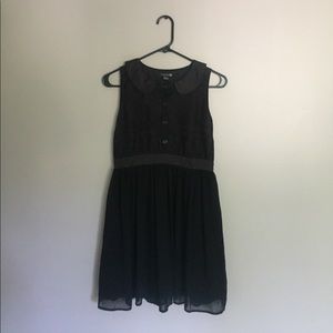 Black Peter Pan collar dress!!