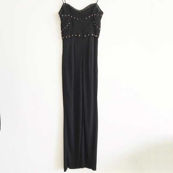 ✨sold✨abs by allen schwartz • stud strapless dress - Picture 6 of 8