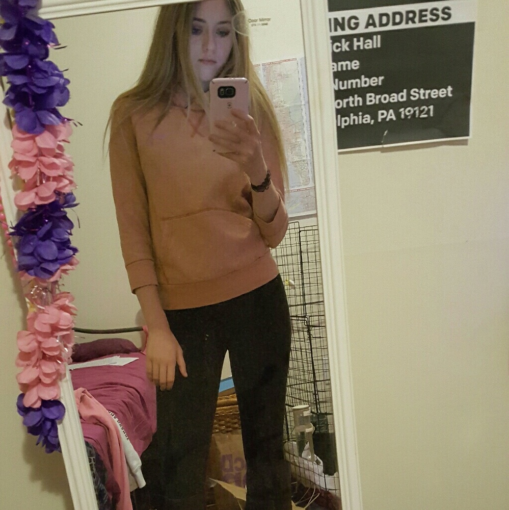 Orange Victoria's Secret PINK Sweatshirt