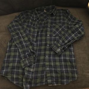 F21 Blue/Green Flannel