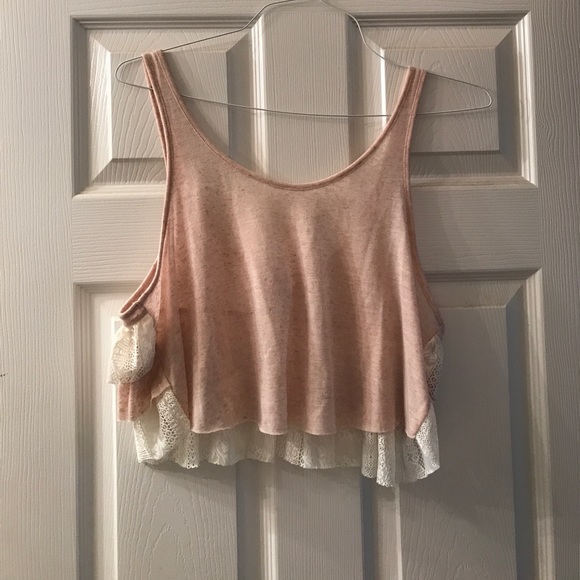 Free People ruffle back tank - Picture 1 of 4