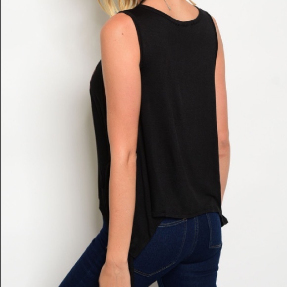 Orange Creek patriotic heart open side tank - Picture 3 of 8