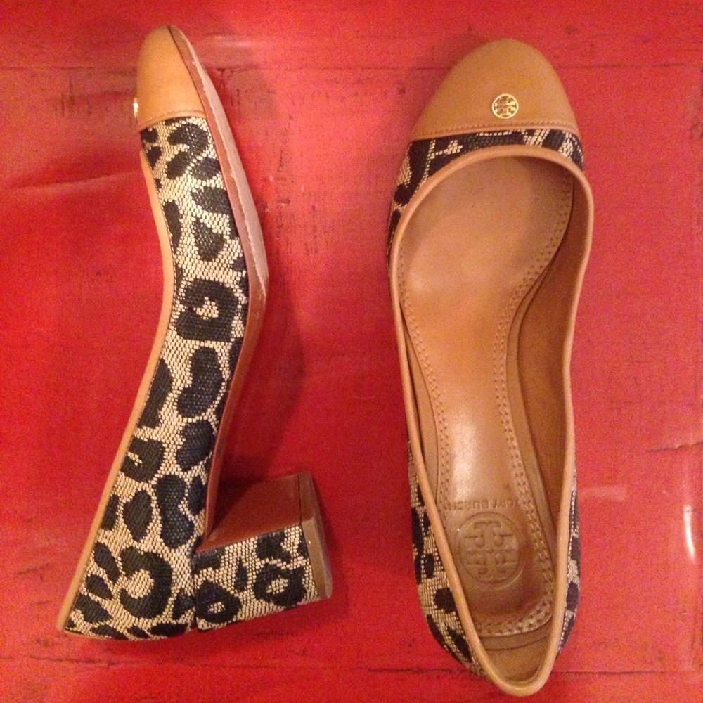 Tory Burch Leopard Print Heel
