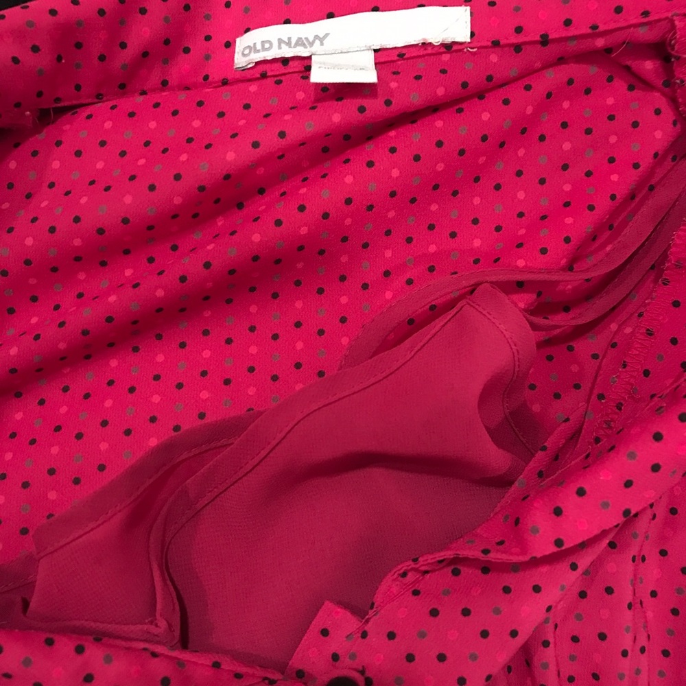 Sweet pink polka dot dress with Peter Pan collar - Picture 6 of 7