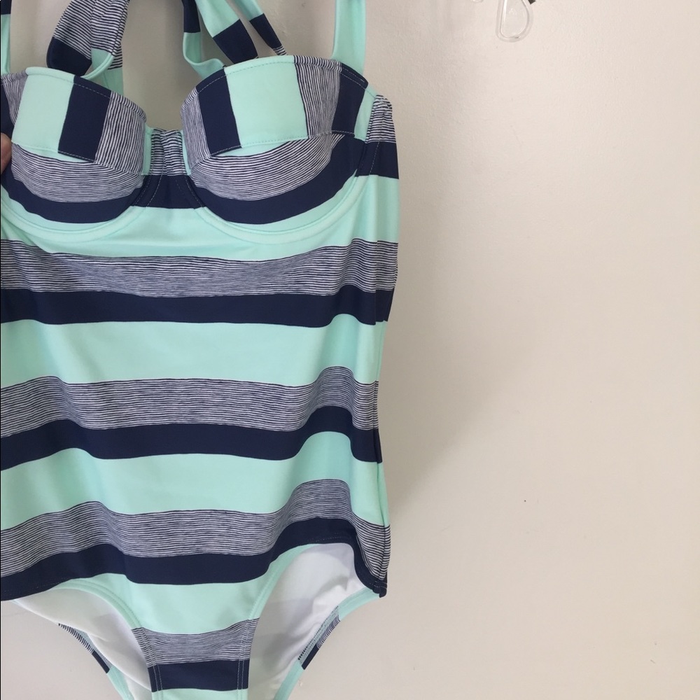 Vineyard Vines Mint One-Piece Bathing Swim Suit