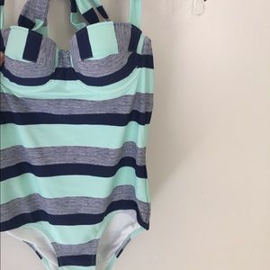 Vineyard Vines Mint One-Piece Bathing Swim Suit