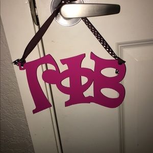 Gamma phi beta door hanger