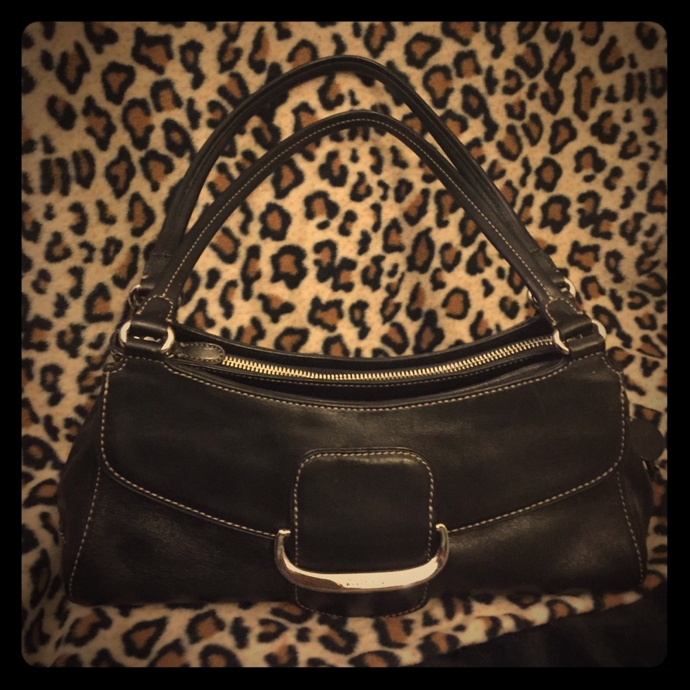 Cole Haan Black Leather Handbag