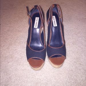 Denim Steve Madden Wedges
