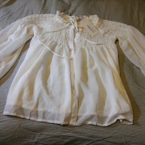 Chiffon Tie Neck Blouse