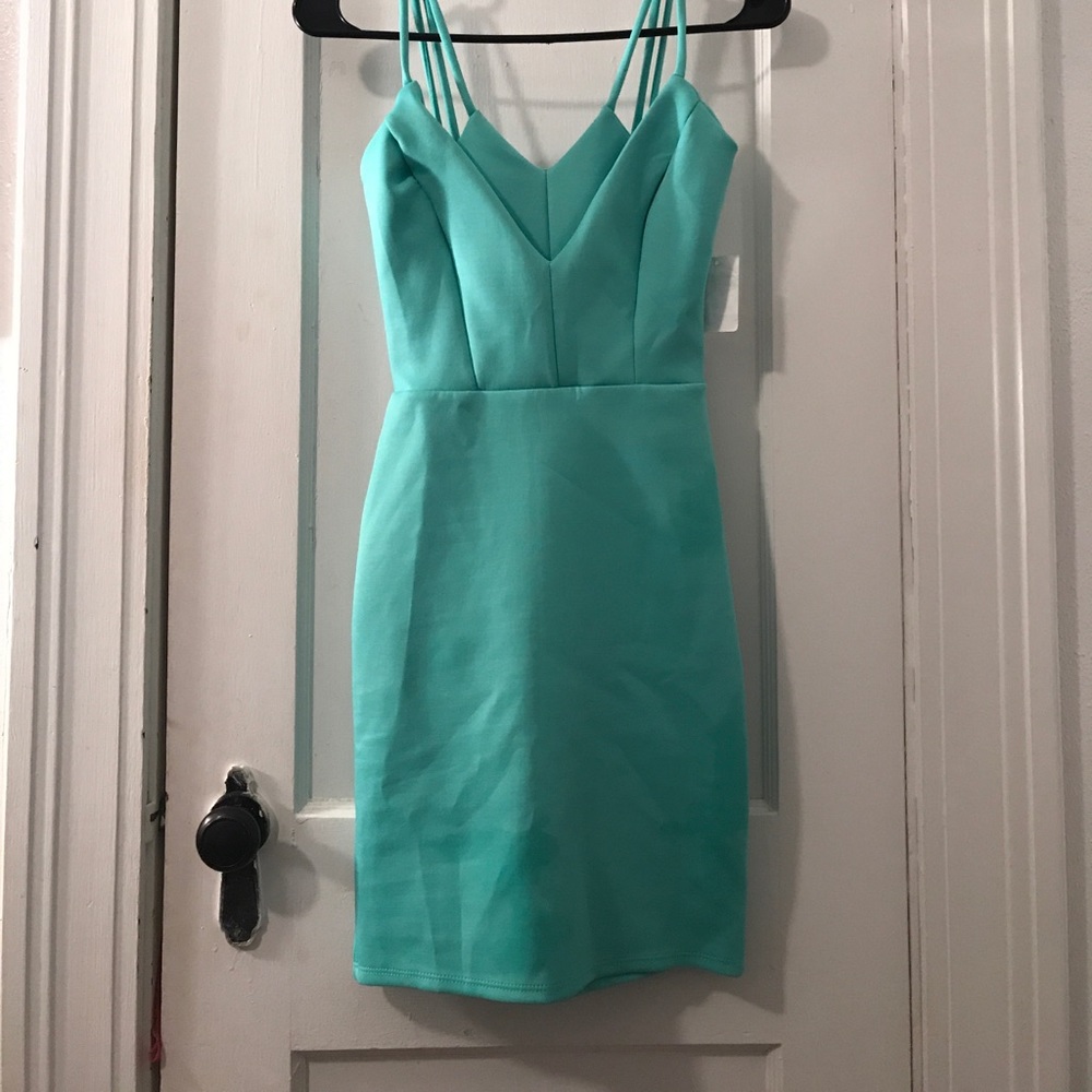 Turquoise dress