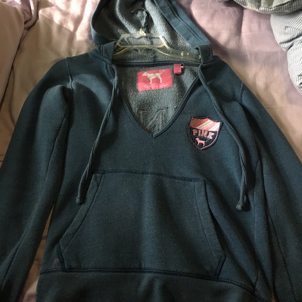 Grey/blue PINK sweatshirt