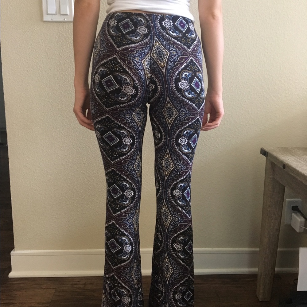 Lounge patterned pants - wide leg