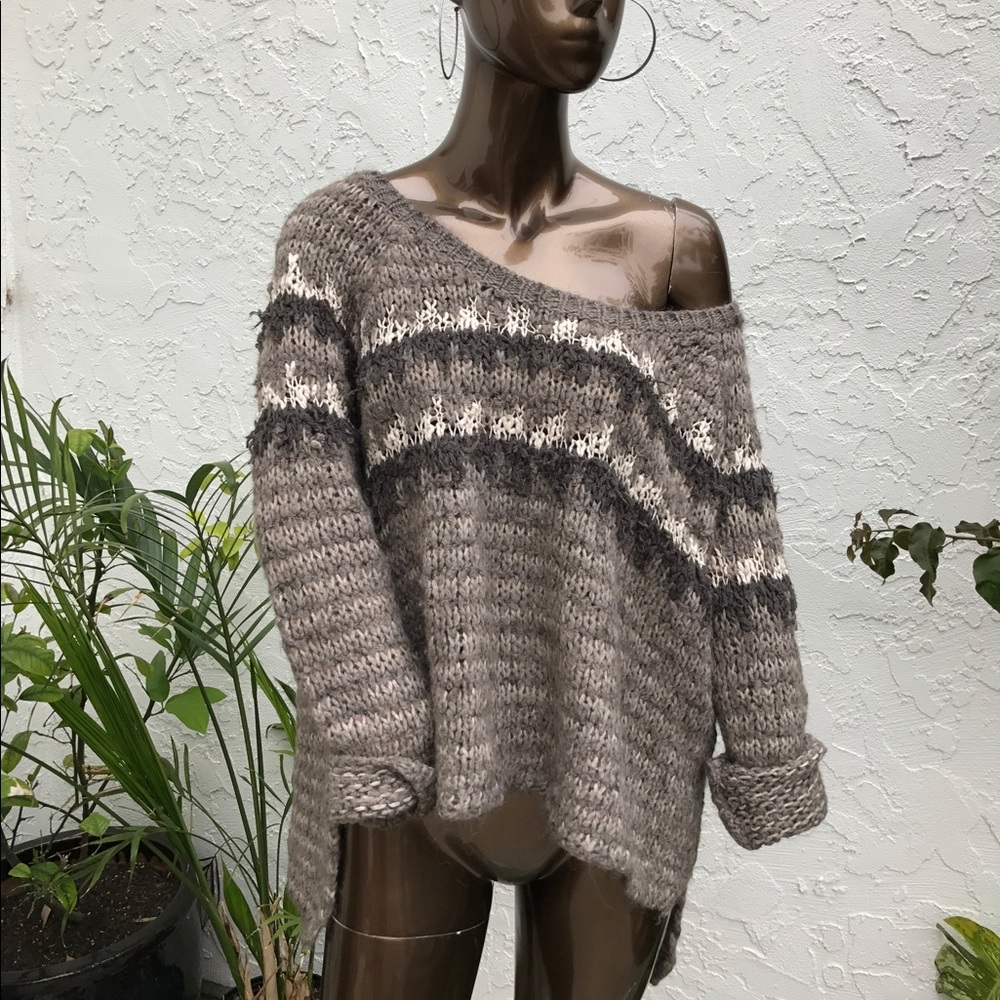 Free People Chunky Knit Sweater