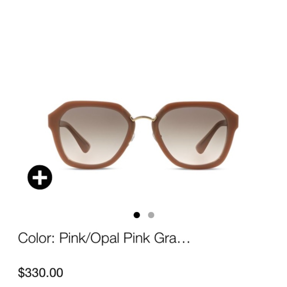 Prada catwalk sunglasses 55cm