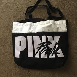 Victoria secret pink tote bag