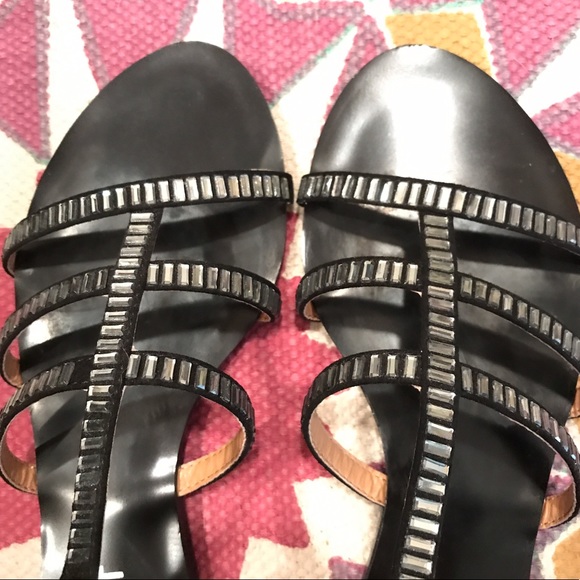 Report Scott sandal with rhinestones & back zipper - Picture 5 of 6