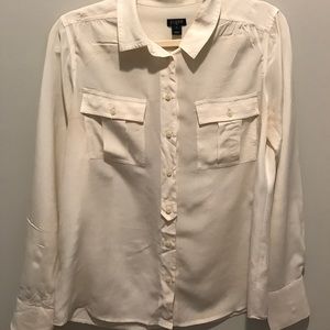 100% Silk J. Crew Button Down