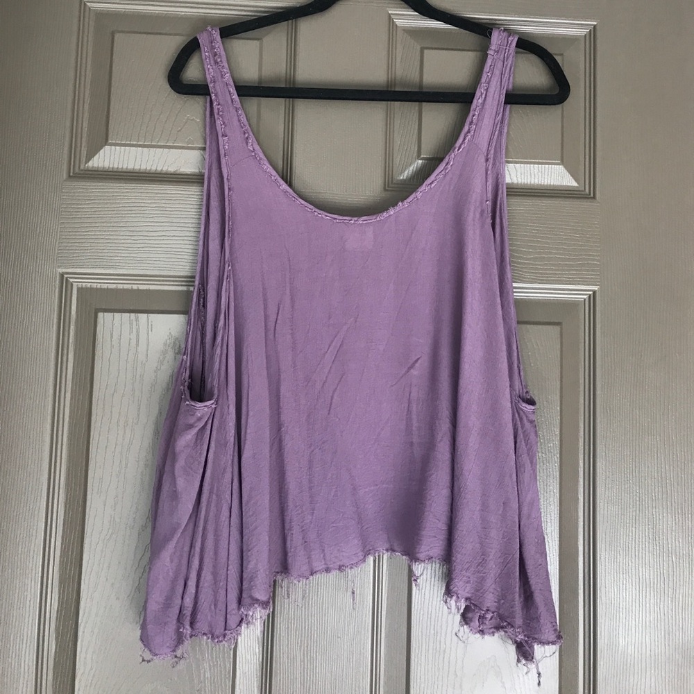 free people purple crop