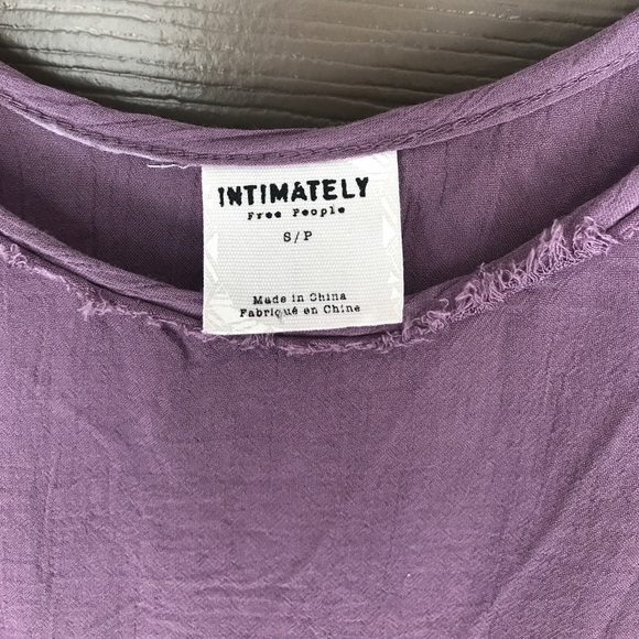 free people purple crop - Picture 2 of 2