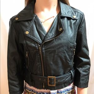 Faux Leather Jacket - NWT