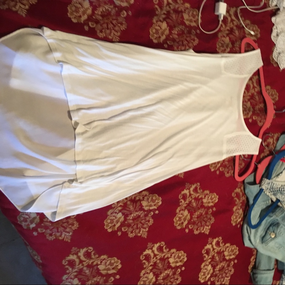 white tank top