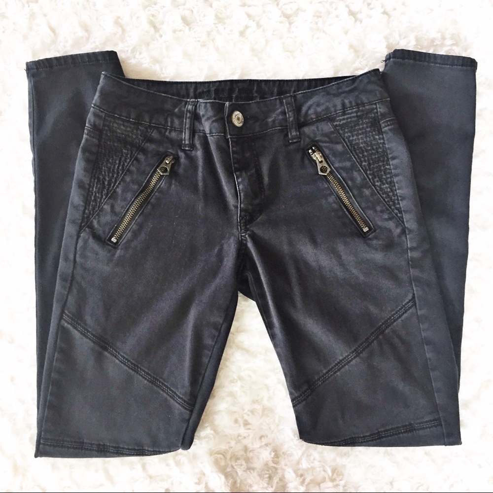 American Eagle size 4 Moto Jegging Super Stretch