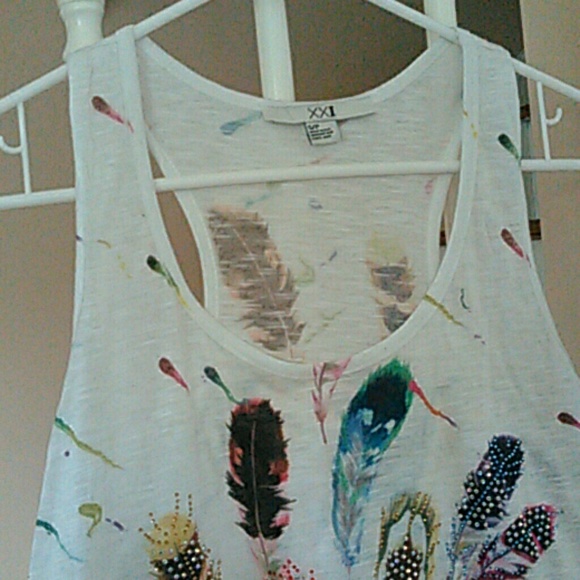 Feather and Sequin Tank - Picture 4 of 7