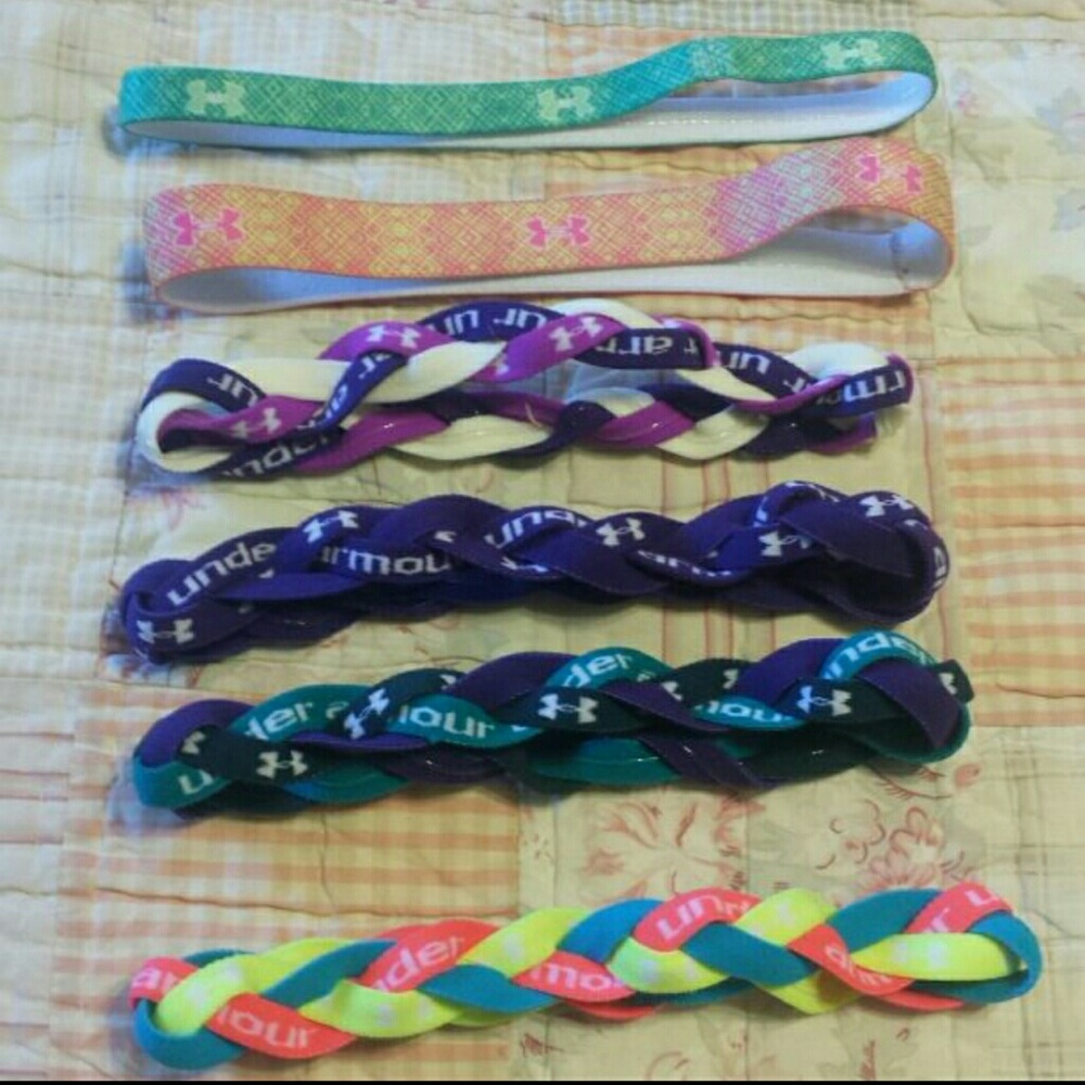 Lot of Under Armour Headbands