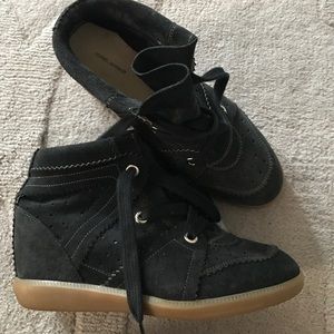 Isabel Marant suede Bobby sneakers Black size 40EU