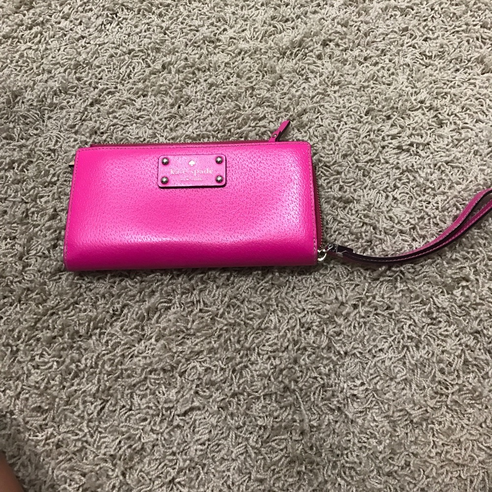 Pink Kate Spade wallet/wristlet