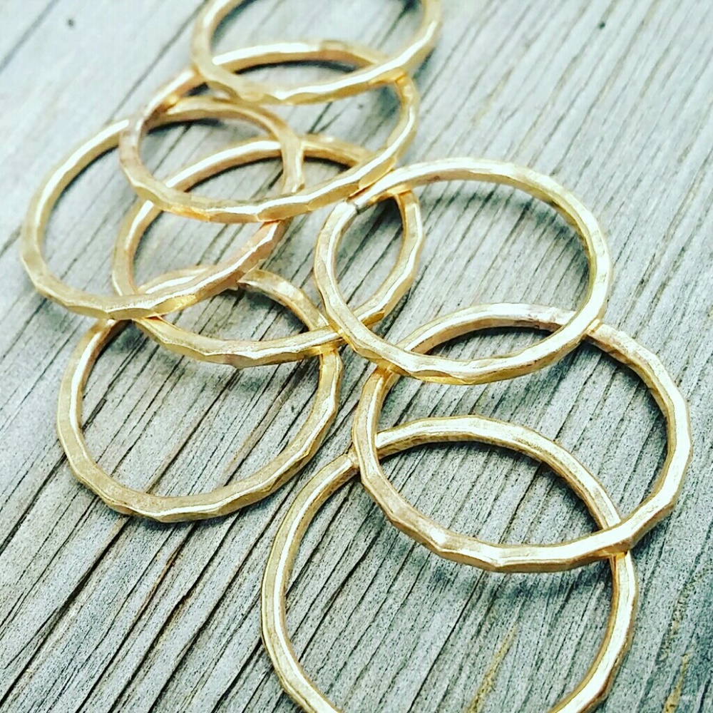 14kt GF stackable rings