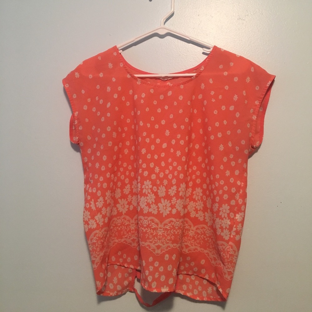 Pink Flowery Shirt