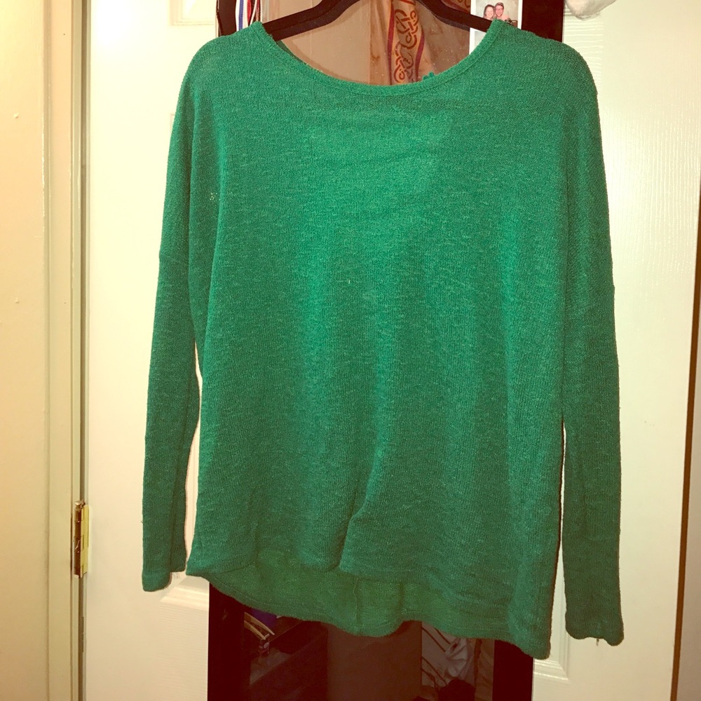 Forest green long sleeved shirt